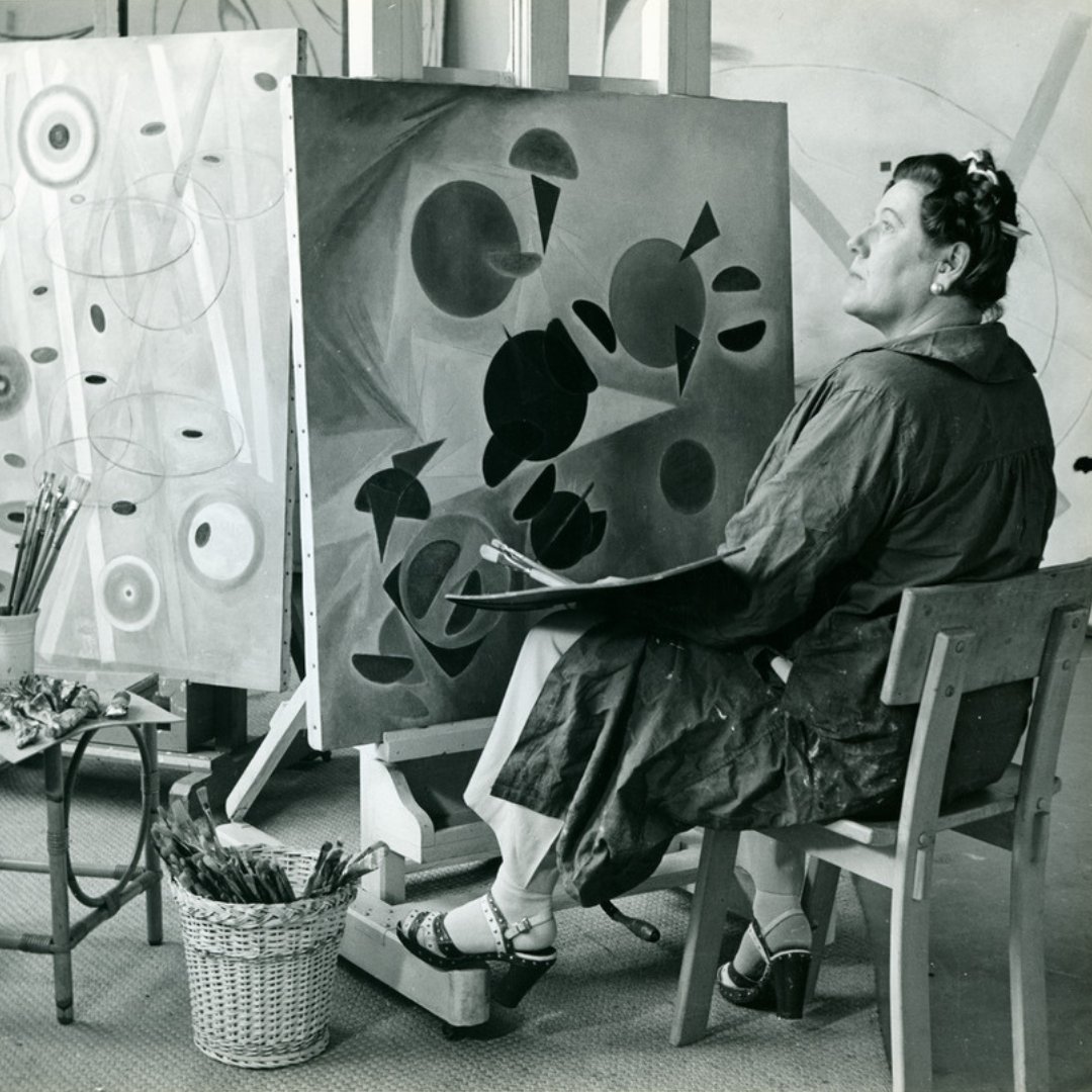 Happy birthday to Hilla Rebay — artist, baroness, and the visionary who helped shape the Guggenheim. 💫

In 1939, Rebay opened the Museum of Non-Objective Painting in Manhattan as its first curator, laying the foundation for what would become the Solomon R. Guggenheim Museum. She