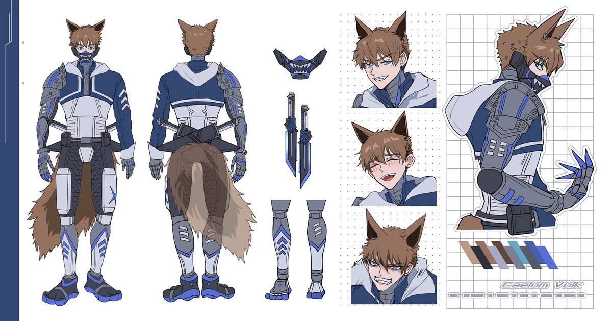 Caelum Vulk | Cyborg Wolf Vtuber 🐺🦾 tweet media