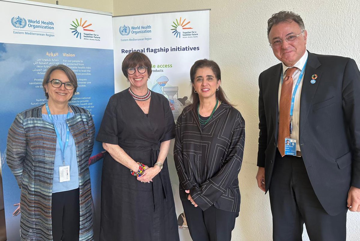 HananBalkhyحنان بلخي (@hananbalkhy) on Twitter photo Thank you Dianne Stewart, Head of Donor Relations at the <a href="/GlobalFund/">The Global Fund</a>, for the strategic conversation during #WHA78 on our shared commitment to fight HIV, tuberculosis and malaria through surveillance, prevention, treatment and care in the <a href="/WHOEMRO/">WHO Regional Office for the Eastern Mediterranean</a> Region.
Sustainability and Thank you Dianne Stewart, Head of Donor Relations at the <a href="/GlobalFund/">The Global Fund</a>, for the strategic conversation during #WHA78 on our shared commitment to fight HIV, tuberculosis and malaria through surveillance, prevention, treatment and care in the <a href="/WHOEMRO/">WHO Regional Office for the Eastern Mediterranean</a> Region.
Sustainability and