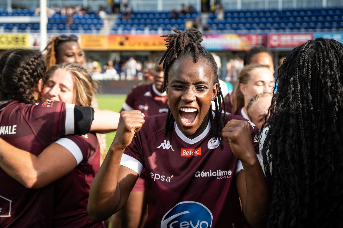 Elite 1 Féminine (@elite1feminine) on Twitter photo ✨ La célébration des <a href="/LionnesSB_ASPTT/">Les Lionnes du Stade Bordelais</a> au coup de sifflet final !
Un moment rempli d’émotion ! 🫶
#Elite1 ✨ La célébration des <a href="/LionnesSB_ASPTT/">Les Lionnes du Stade Bordelais</a> au coup de sifflet final !
Un moment rempli d’émotion ! 🫶
#Elite1