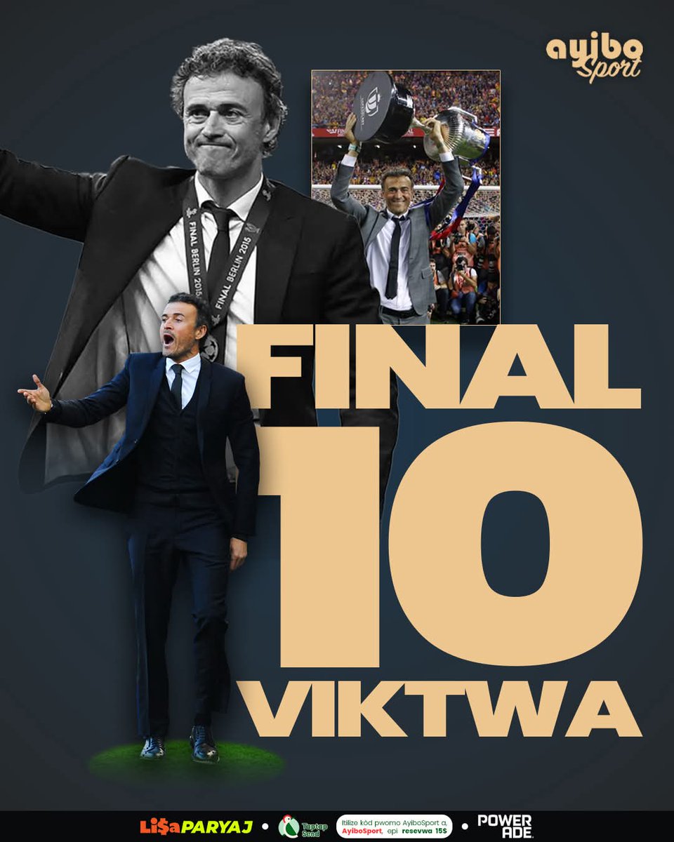 payyfast's tweet photo. Luis Enrique, l’entraîneur espagnol, a un palmarès impressionnant : 10 victoires en 10 finales. Du Barça au PSG, il confirme qu’en finale, il ne rate jamais. 🧠🔥 #LuisEnrique #UCL #PSG #Barça #FootballElite https://t.co/auevESfo3z