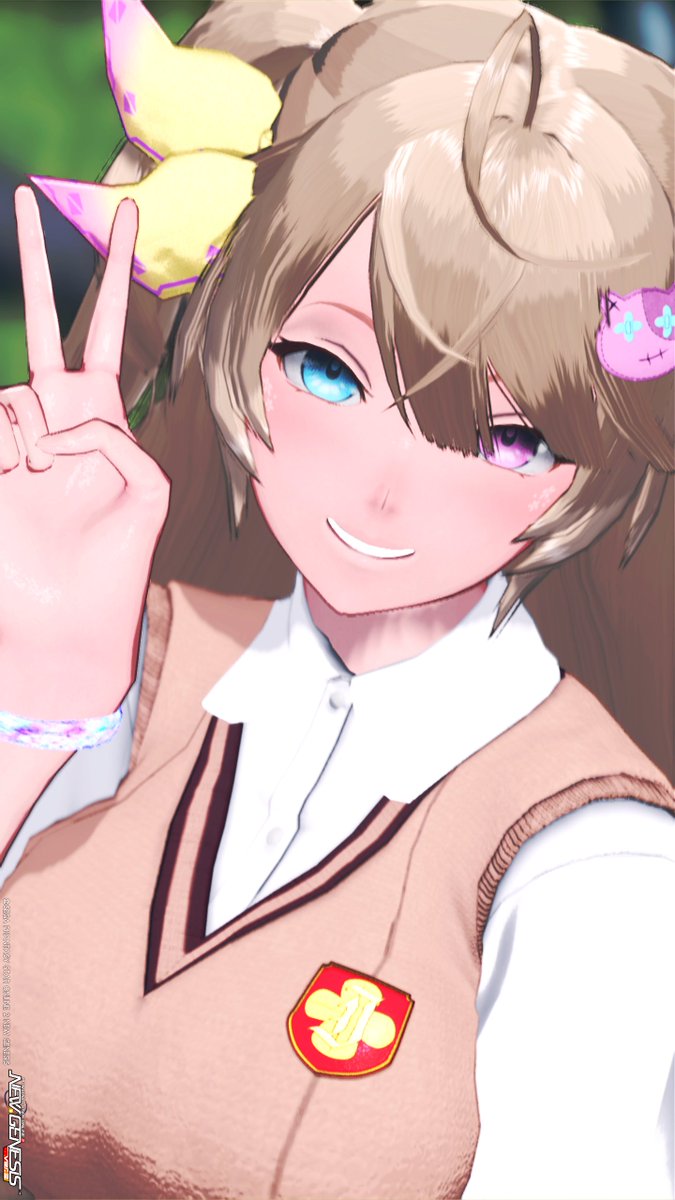 #PSO2NGS_SS 
オタクくんに優しいギャルで～す💛
