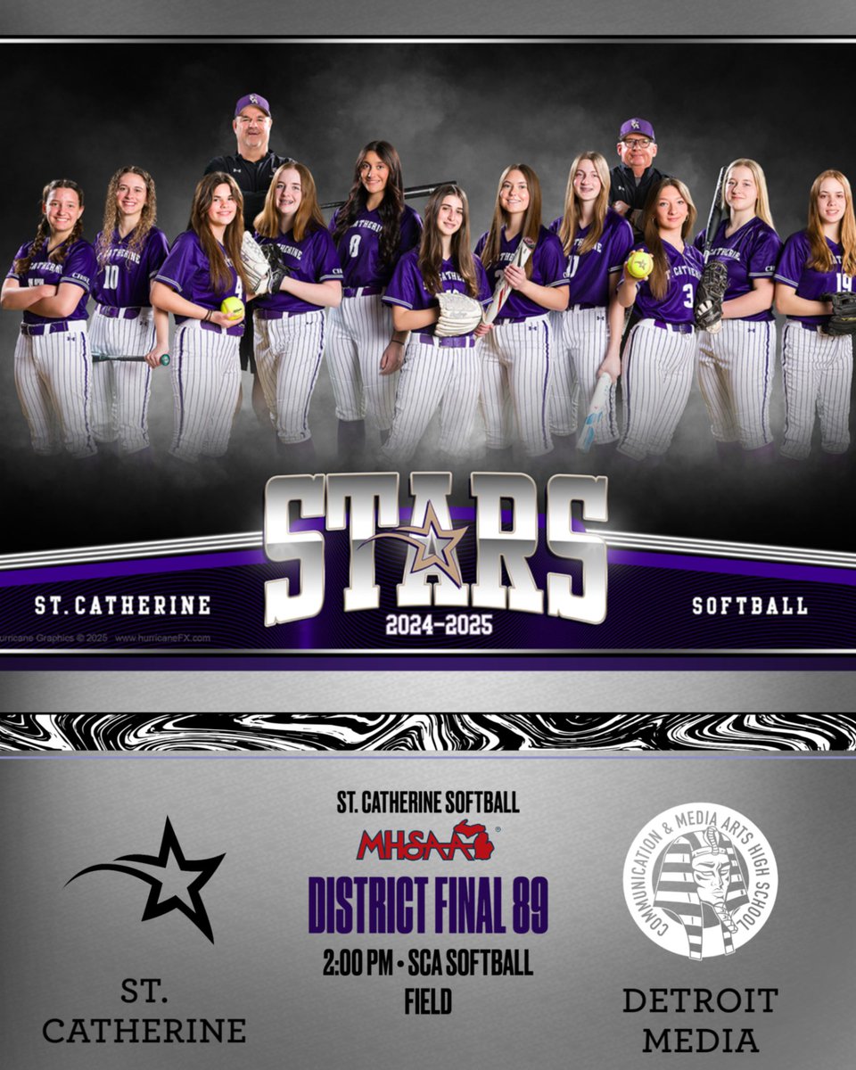 After their win over Southfield Christian, our Softball team is headed to the District 89 Championship! They will take on Detroit Media Arts for the Championship. Let’s bring the energy and cheer on our STARS — Go STARS!