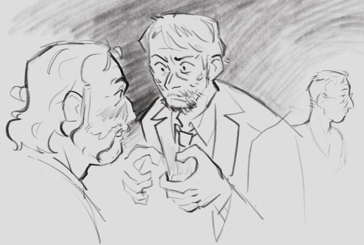 harvestkitty's tweet image. some fanart for a small scene in the fic Your body is a garden ^_^ #DiscoElysium