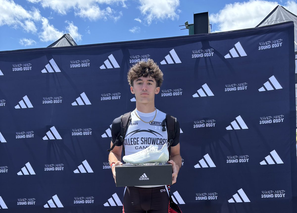 VINCENZO RUSSO 6”1 ATH ‘27 (@v1ncenzo_russo) on Twitter photo Thank you <a href="/adidas/">adidas</a> <a href="/smsbacademy/">SoundMind SoundBody®</a> for a great first session at Wayne State National Showcase!
ATH/WR | 6”1 | C/O 27 | 3.3 GPA
<a href="/AllenTrieu/">Allen Trieu</a> <a href="/alex_pallone/">Alex Pallone</a> <a href="/TheD_Zone/">The D Zone</a> <a href="/PrepRedzoneMI/">Prep Redzone Michigan</a> <a href="/MIexposure/">Michigan exposure</a> <a href="/Ford_Football/">Henry Ford II Football</a> <a href="/angelomarku_/">Coach Marku</a> <a href="/GregSmithRivals/">Greg Smith</a> <a href="/adamgorney/">Adam Gorney</a> Thank you <a href="/adidas/">adidas</a> <a href="/smsbacademy/">SoundMind SoundBody®</a> for a great first session at Wayne State National Showcase!
ATH/WR | 6”1 | C/O 27 | 3.3 GPA
<a href="/AllenTrieu/">Allen Trieu</a> <a href="/alex_pallone/">Alex Pallone</a> <a href="/TheD_Zone/">The D Zone</a> <a href="/PrepRedzoneMI/">Prep Redzone Michigan</a> <a href="/MIexposure/">Michigan exposure</a> <a href="/Ford_Football/">Henry Ford II Football</a> <a href="/angelomarku_/">Coach Marku</a> <a href="/GregSmithRivals/">Greg Smith</a> <a href="/adamgorney/">Adam Gorney</a>
