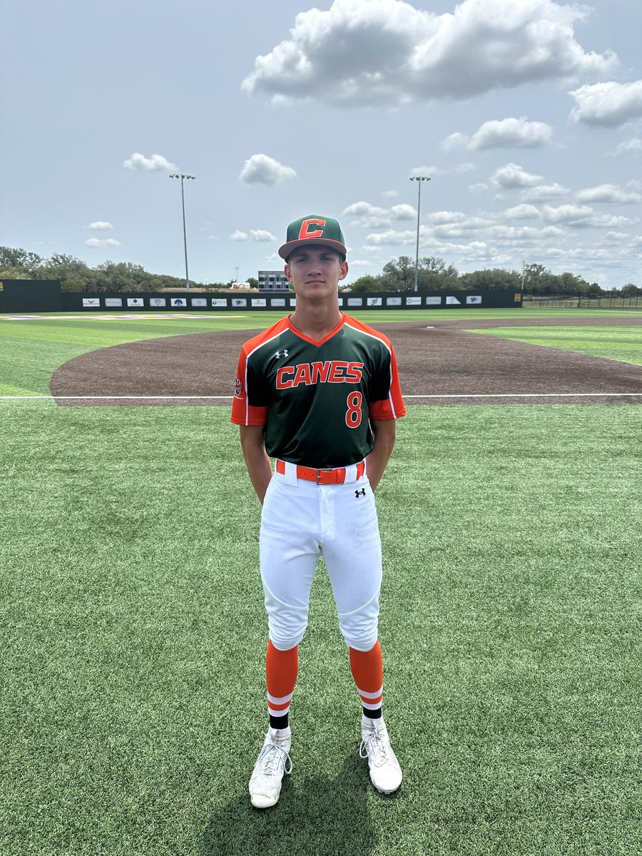 Five Tool South Texas (@fivetoolstx) on Twitter photo F: <a href="/canes_recruits/">Canes SW Recruiting</a> 15U Scout Black 12, GPS Legends 15U Gittinger 0
PoG: Heath Engler 2-2, 2 RBI, SB, R // 2 IP, K, 0 H, 0 ER, SV
Hitter: Chase Woodworth 2-2, 2 2B, 2 RBI F: <a href="/canes_recruits/">Canes SW Recruiting</a> 15U Scout Black 12, GPS Legends 15U Gittinger 0
PoG: Heath Engler 2-2, 2 RBI, SB, R // 2 IP, K, 0 H, 0 ER, SV
Hitter: Chase Woodworth 2-2, 2 2B, 2 RBI