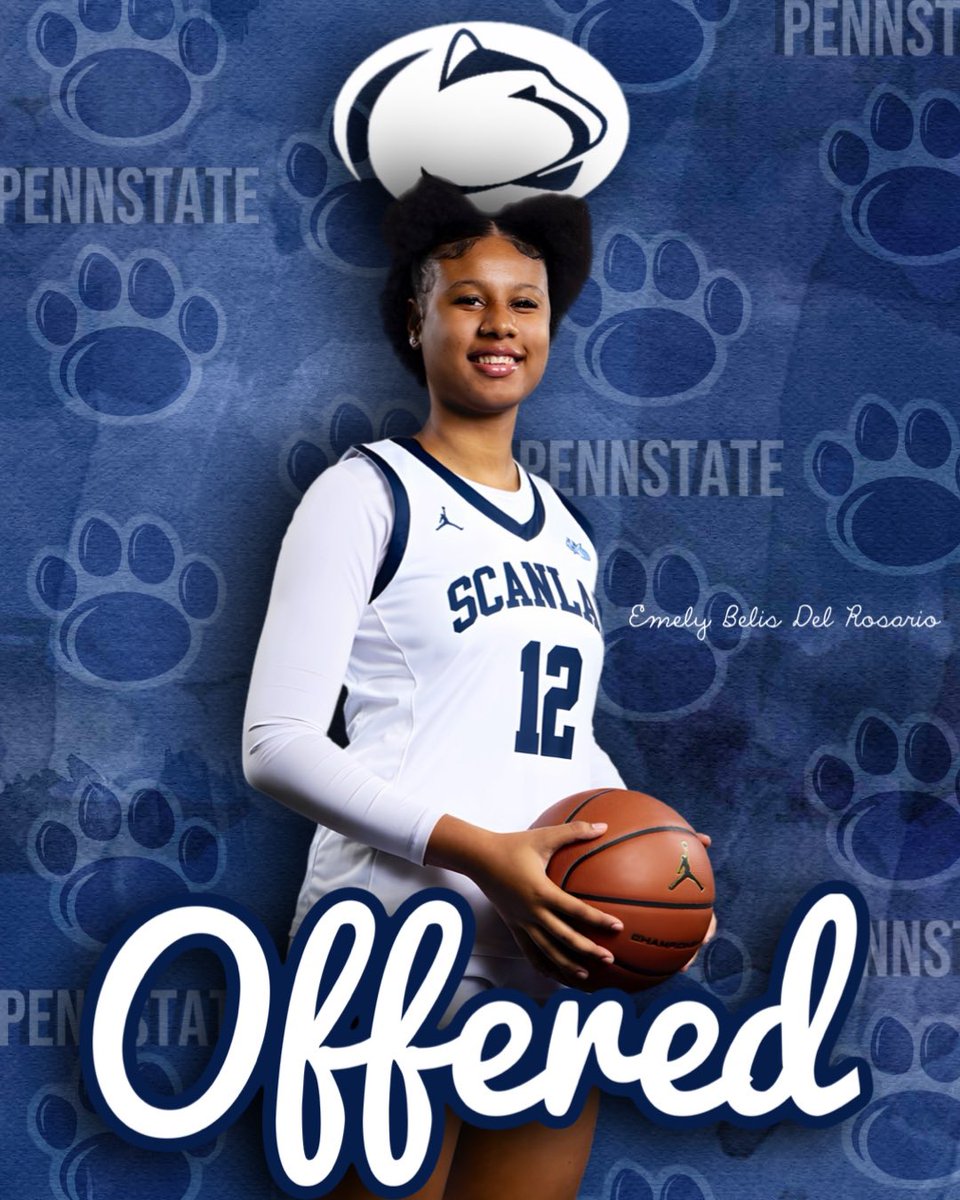 Emely Belis Del Rosario has been offered by PennState <a href="/PennStateWBB/">Penn State Women's Basketball</a> 🐾