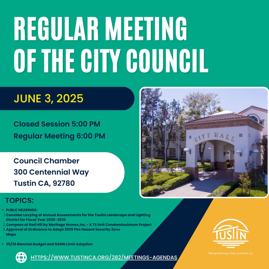 City of Tustin (@cityoftustin) on Twitter photo 