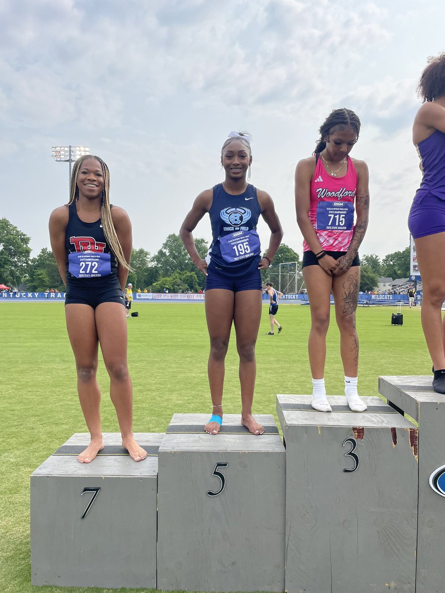 A Big Day on track for Kennedi Alford with a 5th place finish in 100m and a fantastic 2nd place 🥈 in 200 meters.