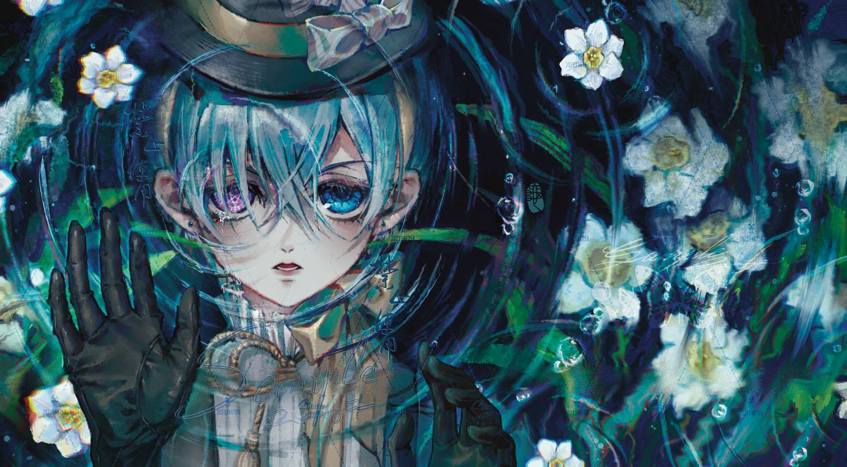 这张好早了，是2023年画的
（我刚刚是不是打错tag了😨
#黒執事ファンアート