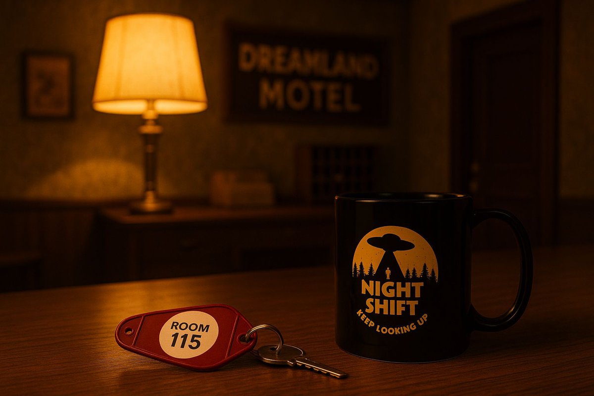 I didn’t expect opening night at The Dreamland Motel to go like this. Nearly full capacity! Over 1,000 of you checked in on day one. And with 500+ planning a return… Room 115 will always be special. We’ll keep a light on.. I need another coffee

#TheDreamlandMotel #UFOtwitter