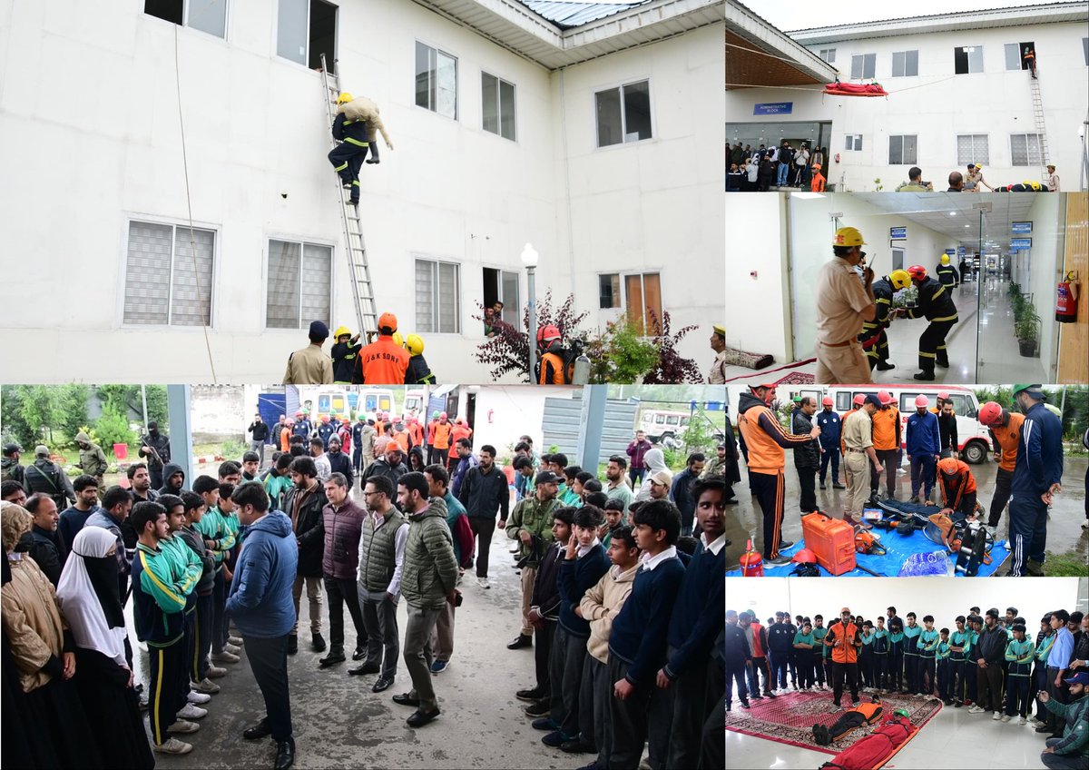 Operation Shield’—A comprehensive Civil Defence exercise successfully conducted in Ganderbal to assess on-ground preparedness regarding Civil Defence &amp; Emergency Response.

#sheild #DisasterManagement #MockDrill