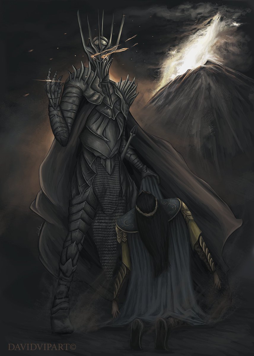 'Sauron derrota a Gil-Galad'
🌋🌋🌋🌋🌋🌋🌋🌋🌋🌋
'Sauron defeats 'Gil-Galad''