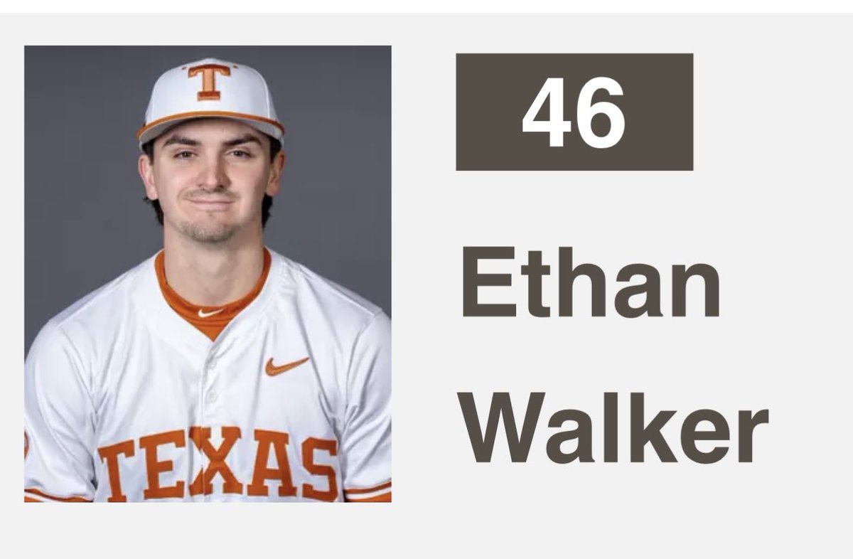 Strangest note of this Regional Weekend has to be that both Kentucky and Texas each have a lefthander named Ethan Walker—and each wears #46.