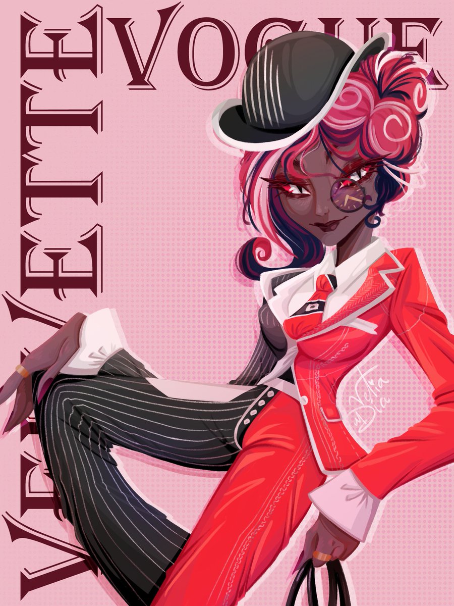 Ok after seeing the Met Gala outfits I just HAD to draw Velvette (yes ik im late)

#hazbinhotel #hazbinhotelvelvette #velvette #vivziepop #hazbinhotelfanart