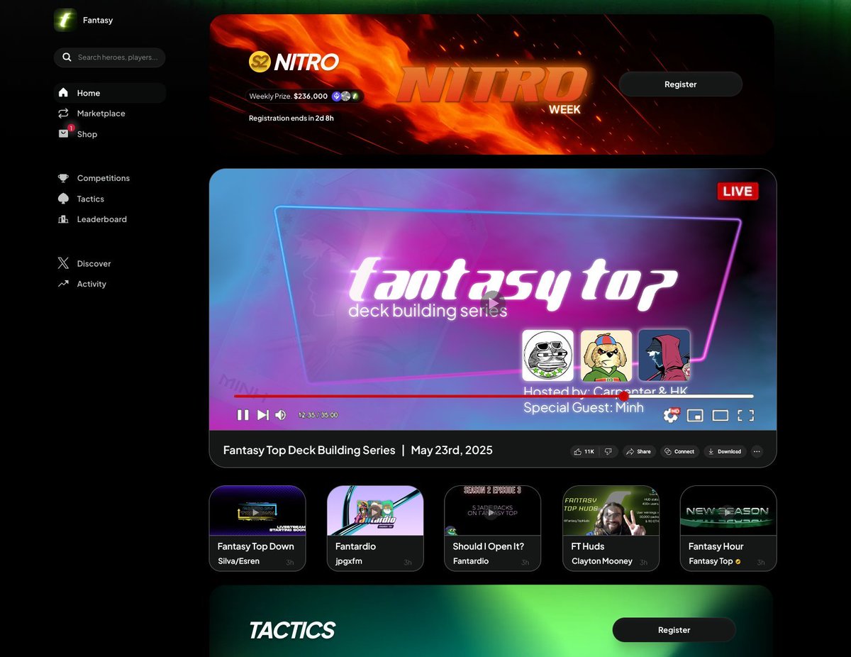 Let's Fantasy &amp; chill baby