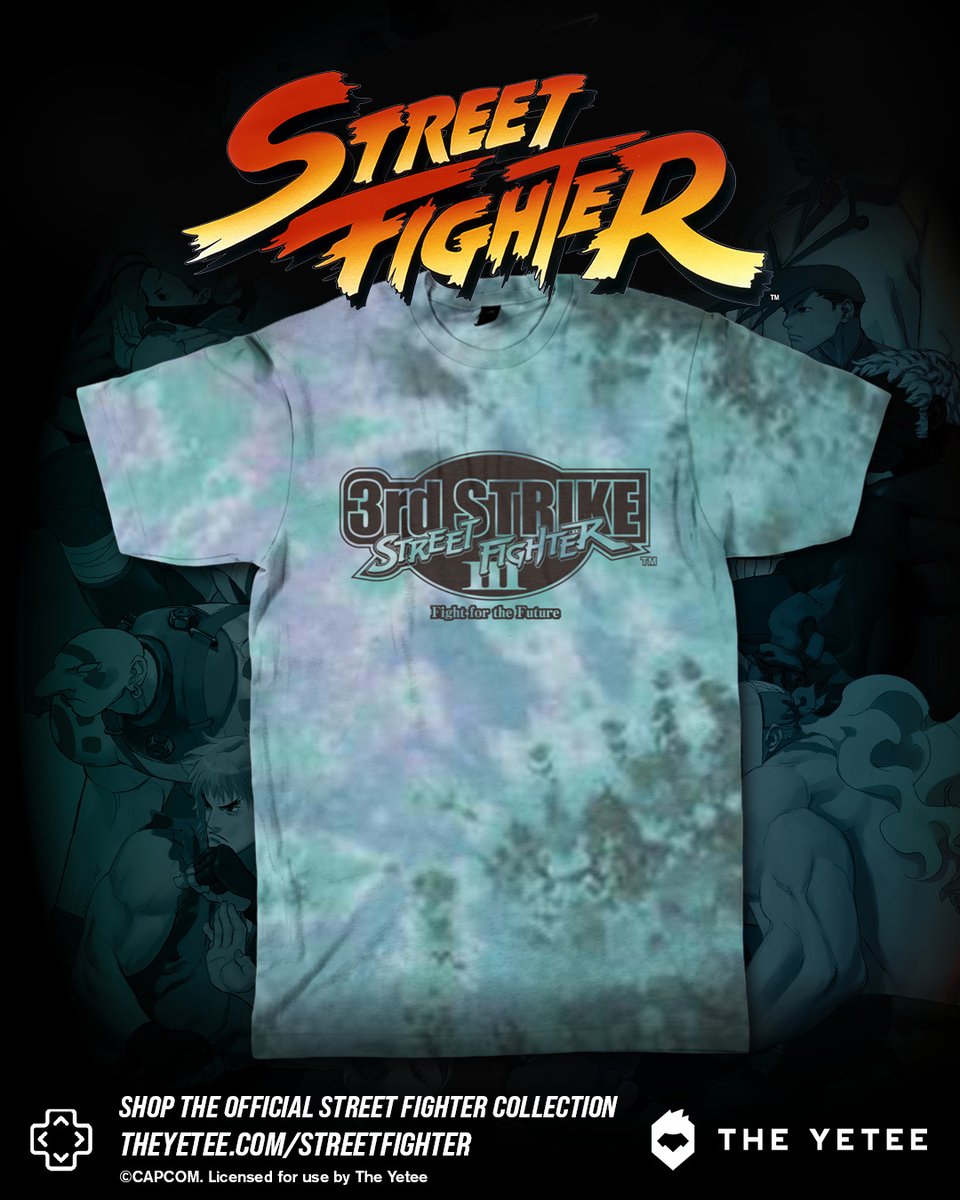 Street Fighter (@streetfighter) on Twitter photo If you missed <a href="/theyetee/">The Yetee @theyetee.com 🟦☁️🦋</a> last week at Combo Breaker, you can pick up a special restock of this event exclusive Street Fighter III: 3rd Strike tee, available now from their official collection! Act fast, supplies are limited!
👕 theyetee.com/streetfighter If you missed <a href="/theyetee/">The Yetee @theyetee.com 🟦☁️🦋</a> last week at Combo Breaker, you can pick up a special restock of this event exclusive Street Fighter III: 3rd Strike tee, available now from their official collection! Act fast, supplies are limited!
👕 theyetee.com/streetfighter