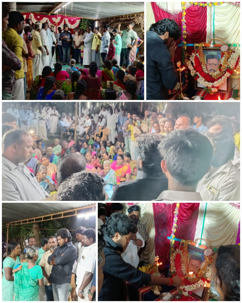 gurumanikks's tweet photo. வீரமுத்தரையர் முன்னேற்ற சங்கத்தின் திருவாரூர் மாவட்ட பொறுப்பாளராக சமூக பணியாற்றி வந்த முத்துப்பேட்டை ஆலங்காட்டை சேர்ந்த ரமேஷ் அவர்கள் 16.05.2025 அன்று மறைவெய்தினார்.அதனையொட்டி இன்று நடைபெற்ற அவர���ு படத்திறப்பு நிகழ்வில் கலந்து கொண்டு படத்தினை திறந்து வைத்தேன்.(1/2) https://t.co/qbr759Px2G