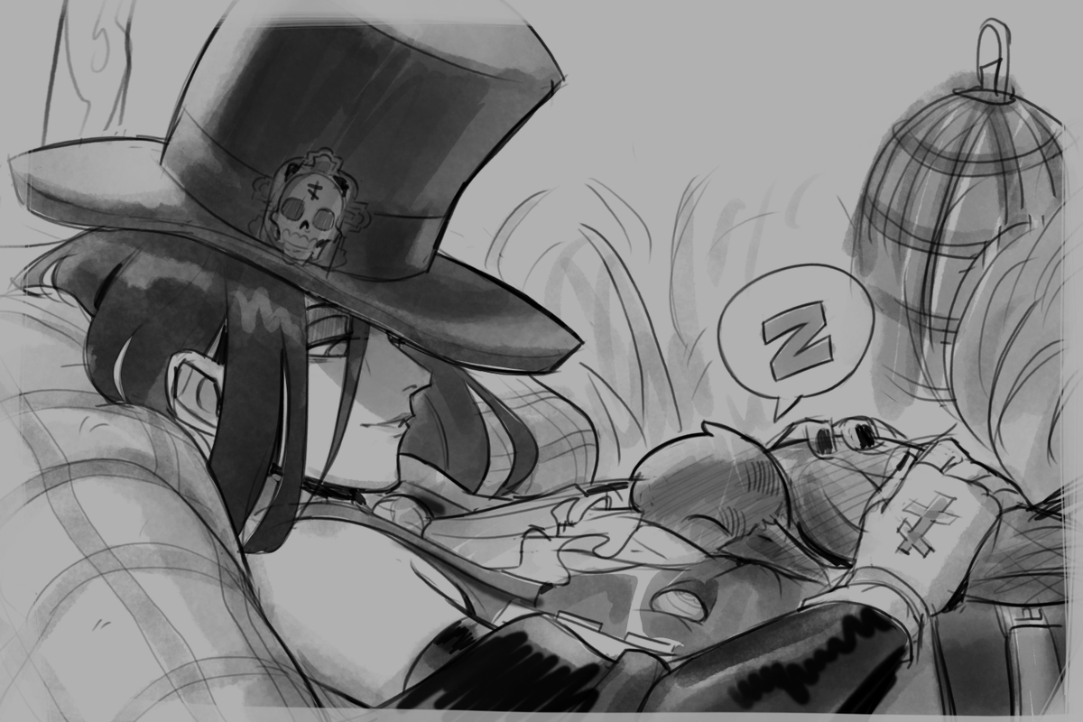 sleepy crow and Testament #TESTACULT #GUILTYGEAR