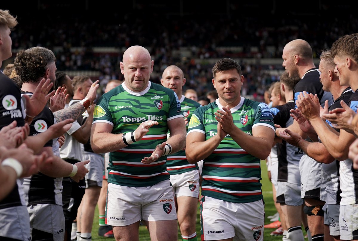 jjgiddens's tweet image. Leicester Tigers beat Newcastle Falcons in the Gallagher Premiership match at Mattioli Woods Welford Road Stadium to
secure a home play-off semi-final against Sale