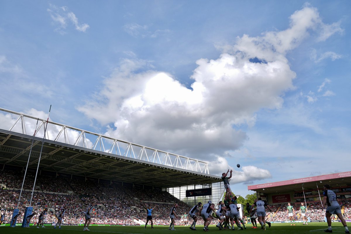 jjgiddens's tweet image. Leicester Tigers beat Newcastle Falcons in the Gallagher Premiership match at Mattioli Woods Welford Road Stadium to
secure a home play-off semi-final against Sale