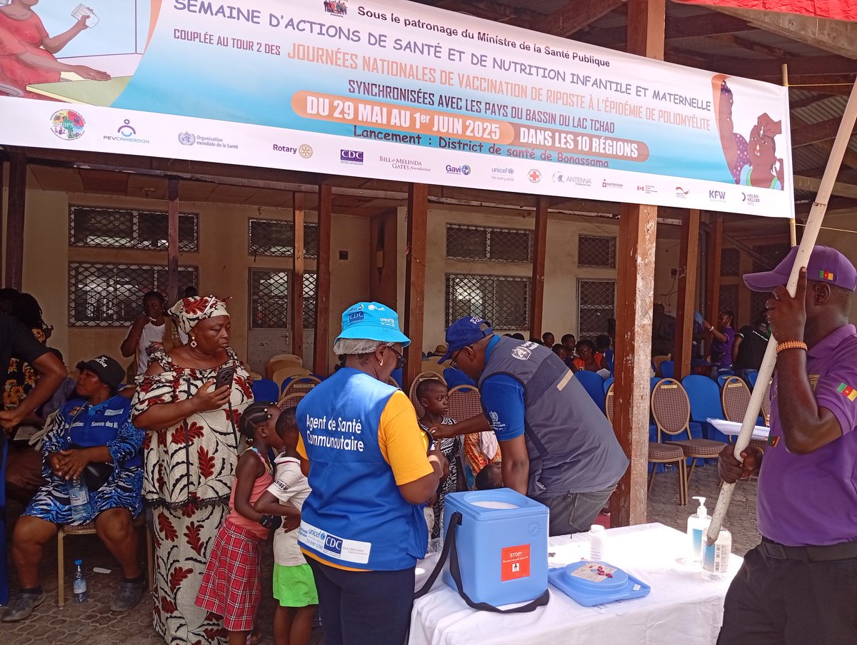 La campagne de vaccination s'achève demain. 
Nous avons encore le temps de rattraper les agents de santé communautaire 
Sauvons nos enfants 
#sasnim25
#CoreTeampolio
#pevcameroon