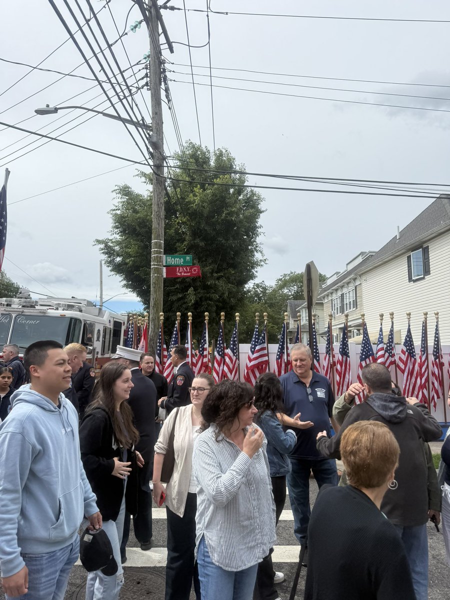 It was privilege to co-name the corner of Home Place and Willowbrook Road as Firefighter Anthony R. Iraci Way. Anthony was a heroic public servant, a 9/11 first responder, a loving family man, neighbor, and little league coach. His memory will forever mark the block he called