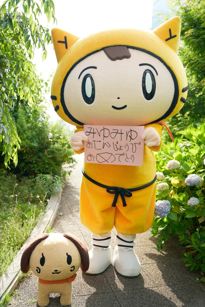 おはよ～！⊂((・x・))⊃

きょうは、みゆみゆのお誕生日♪
おめでとう☆★

いそがシノビー？

また、さらちゃんとみんなで
遊びたいなぁ～！

#本田望結 ちゃん
#シノビー
#ニン丸