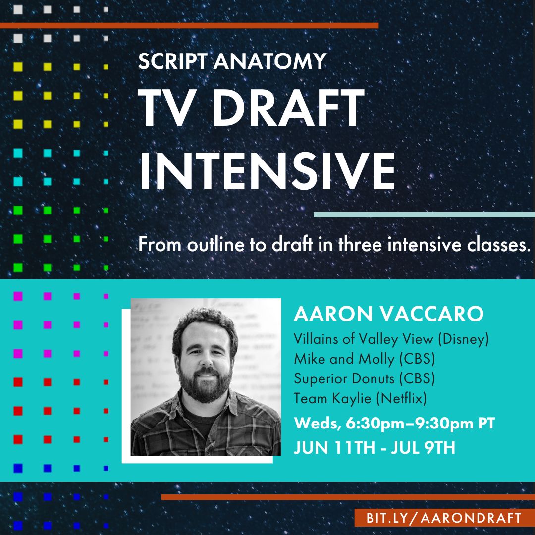 tawnya benavides bhattacharya (@tbhattacharya) on Twitter photo Ready to knock out a killer TV 📺draft that can change everything? Aaron's amazing & he & <a href="/ScriptAnatomy/">Script Anatomy</a>'s TV DRAFT INTENSIVE will help you crush that pilot with frameworks & notes on outline + draft. Go get it bit.ly/4kOXOIB #WritingCommunity Ready to knock out a killer TV 📺draft that can change everything? Aaron's amazing & he & <a href="/ScriptAnatomy/">Script Anatomy</a>'s TV DRAFT INTENSIVE will help you crush that pilot with frameworks & notes on outline + draft. Go get it bit.ly/4kOXOIB #WritingCommunity