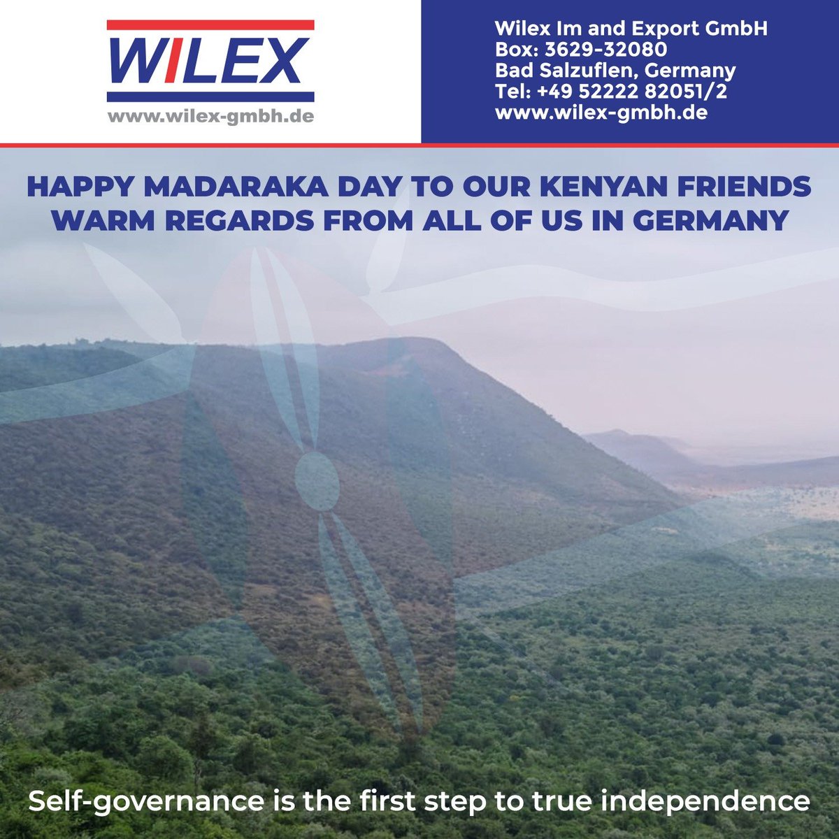 Diplomatic relations:

Kenya &amp; the Federal Republic of Germany: Established 18 Dec 1963

Kenya &amp; the German Democratic Republic: 19 May 1975.

The Federal Republic of Germany was the first country to recognise Kenya under international law following its independence in 1963.