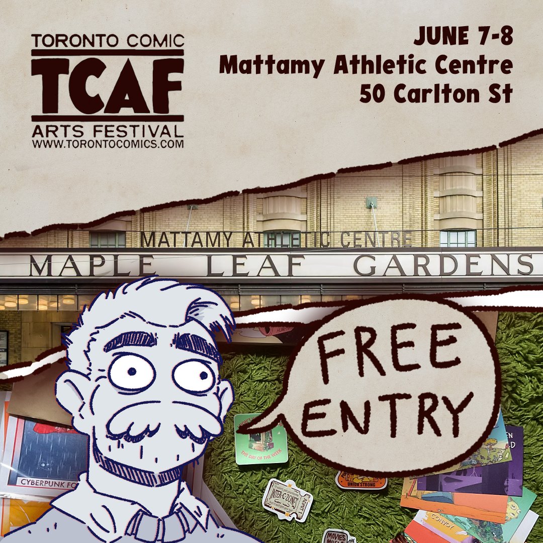 LukeHumphris's tweet image. Come see me at @TorontoComics next weekend!
Say hi if you are in the area and I will have few things on offer.
It's free entry and there will be a lot of amazing comic creators there.
(ask me for an inter-c-zone ticket if you are lacking)