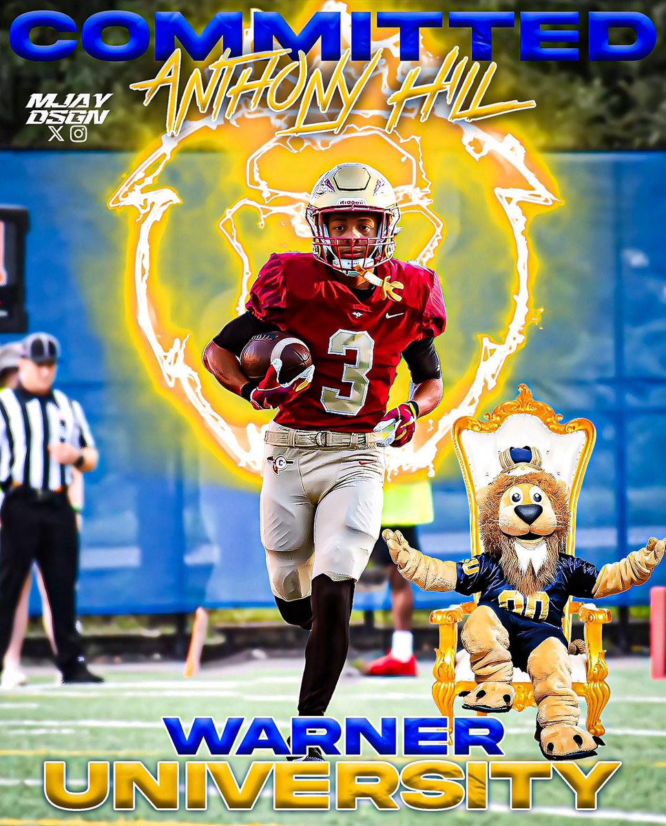 Mjay (@mjaydsgn) on Twitter photo BREAKING: Class of 2026 RB Anthony Hill (<a href="/AnthonyEIHill1/">Anthony Hill</a>) has Committed to Warner University, he tells me
The 5โ9 170 RB from Atlanta, GA is apart of the dominant backfield for the Creekside Seminoles (Fairburn, GA) and ready for an explosive Senior Year
โ1000% COMMITTED!!๐ฆ๐ฆโ BREAKING: Class of 2026 RB Anthony Hill (<a href="/AnthonyEIHill1/">Anthony Hill</a>) has Committed to Warner University, he tells me
The 5โ9 170 RB from Atlanta, GA is apart of the dominant backfield for the Creekside Seminoles (Fairburn, GA) and ready for an explosive Senior Year
โ1000% COMMITTED!!๐ฆ๐ฆโ