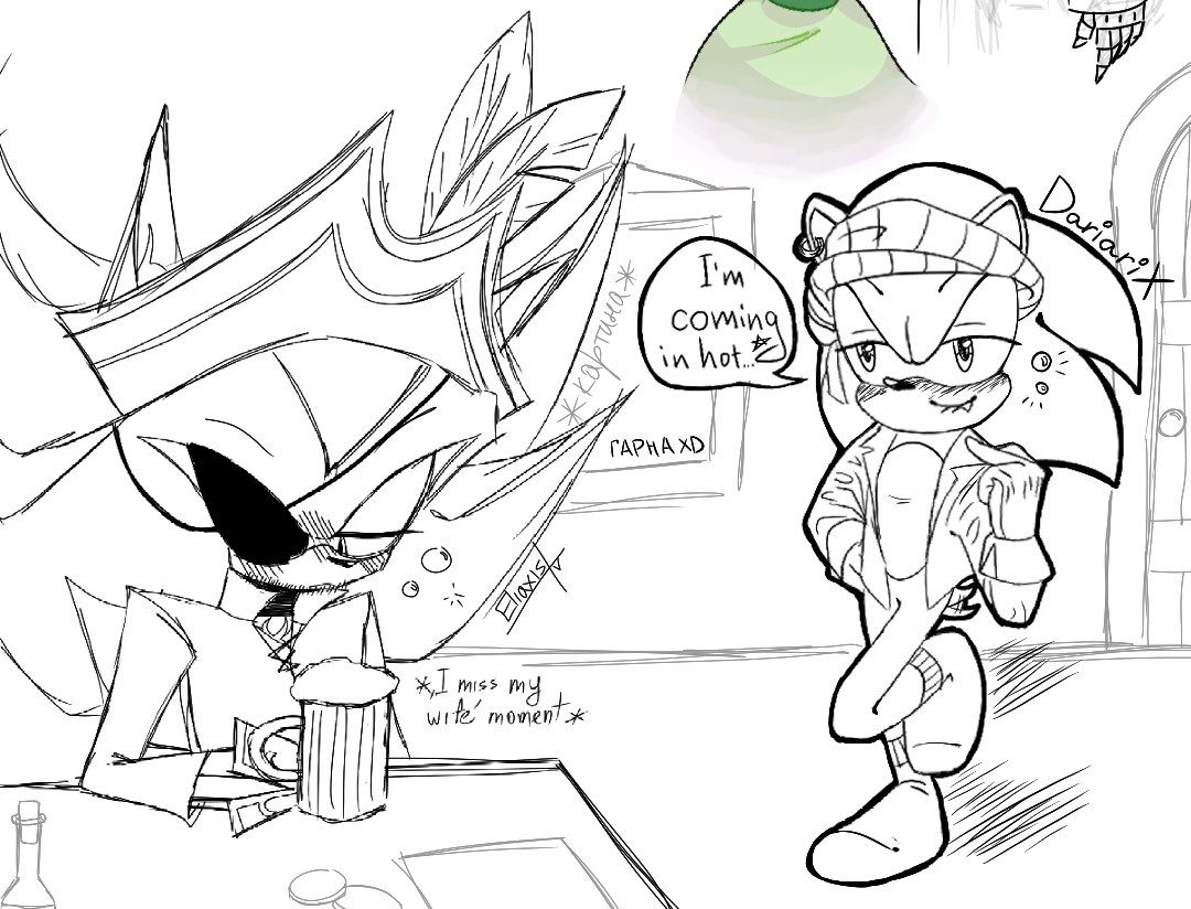 ✨Eliaxis✨ COMMISSIONS OPEN 👐 (@ellsintra) on Twitter photo stupid hedgehogs got drunk
magma collab with <a href="/dariarix/">🌾 DariariX (help, I'm shadowbanned)</a>
#sonadow #piratesonic #captainShadow stupid hedgehogs got drunk
magma collab with <a href="/dariarix/">🌾 DariariX (help, I'm shadowbanned)</a>
#sonadow #piratesonic #captainShadow