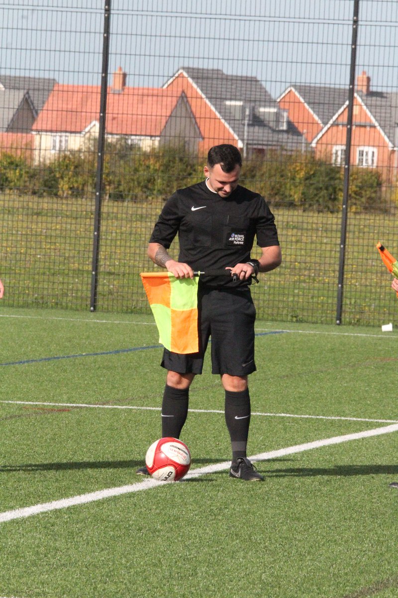 RAFFAReferees's tweet photo. Congratulations to 3 of our referees on your recent promotions.

Flt Lt James Royffe and AS1 James Wilson from Lvl 5 to Lvl 4.

Sqn Ldr Jack deSchoolmeester from Lvl 4 to Lvl 3.

#raf #referee #norefnogame #thisisnoordinaryjob https://t.co/LwWXmXHlZy