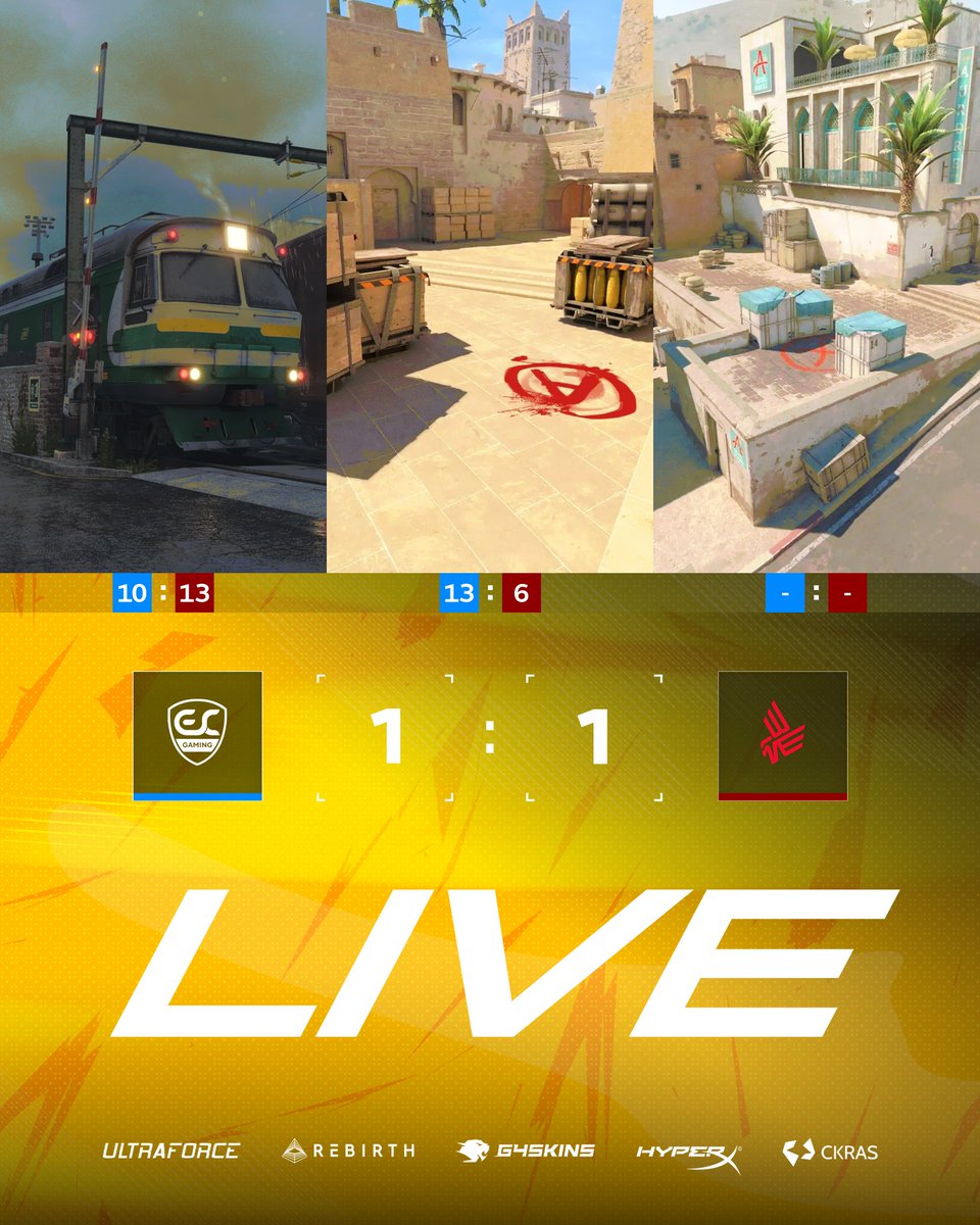 Reverse sweep on de_mirage, we're heading to the decider 🫡