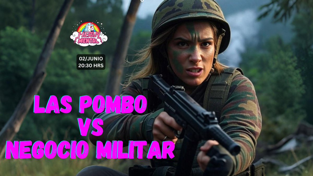 🚨 LUNESSS - 20:30 HRS 🚨

🦄 ¿Pueden las Pombo meterse en el negocio de la guerra? 🔫

🔗 youtube.com/watch?v=Ot33U1…