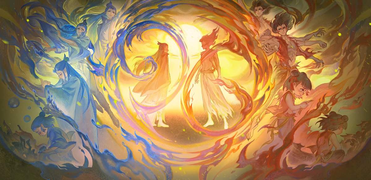 #藕饼 #Oubing 
魔丸与灵珠转身，故事幻化成我们