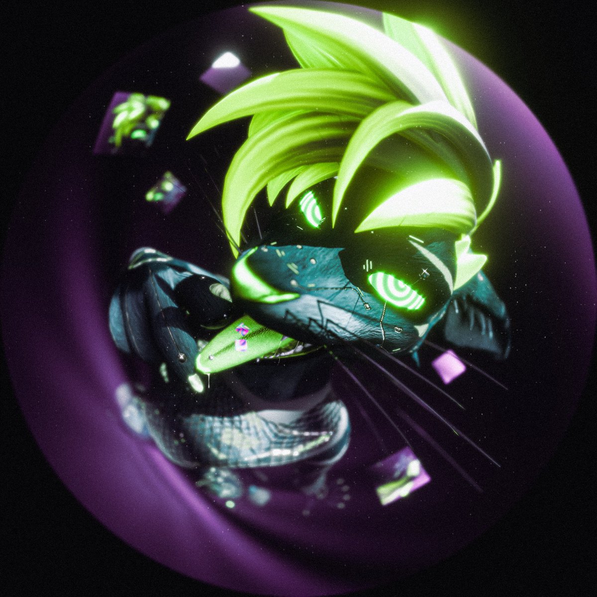 | A Form Of Protest 🦴
#rexouium #blender #furryart #vrchat