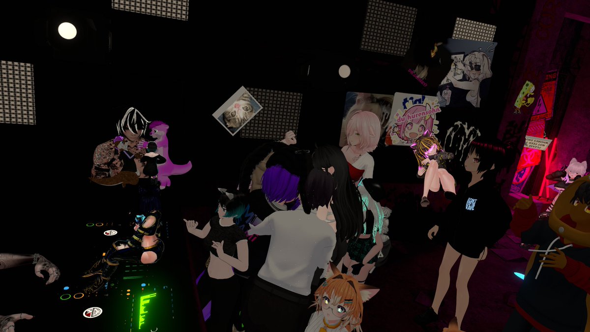 <a href="/VibeTribeVRC/">Vibe Tribe VR</a> <a href="/spirono_/">spiro</a> <a href="/shinokumaVR/">Shino</a> <a href="/MKSamisheesh/">MK_Sami</a> <a href="/DJAkiraOfficial/">AKIRA (Expedition)</a> <a href="/skuldukofficial/">Skulduk</a> <a href="/NULLvarp/">NULLvarp</a> <a href="/hexenelf/">hexenelf</a> <a href="/EraZerVRC/">EraZer</a> <a href="/Cage024/">Cage_R</a> <a href="/bart_z99/">bartz99</a> <a href="/notDJMiyuky/">Miyuky</a> and a few more I grabbed from the night!