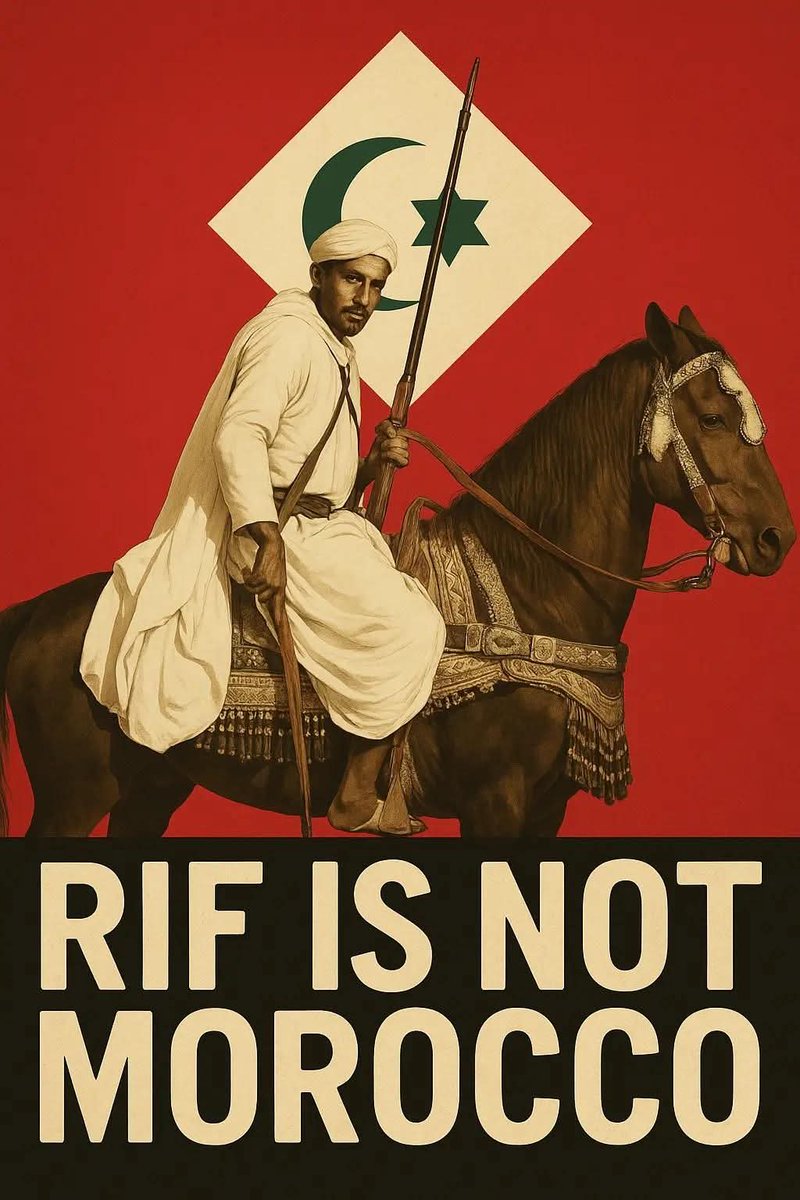 DRepubliek's tweet image. The Rif never was, is not and never will be morocco!