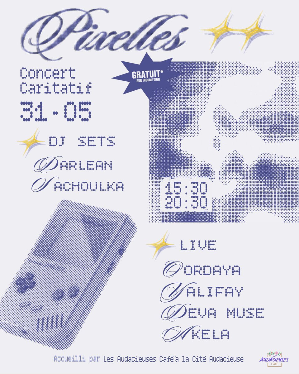 C’est maintenant et jusqu’à 20h30, les parisiens faut foncer !

Un concert caritatif féminin contre les violences faites aux femmes dont les bénéfices seront reversés au collectif Nous Toutes 

Entrée gratuite mais chaque don est important pour l’asso⬇️

helloasso.com/associations/p…