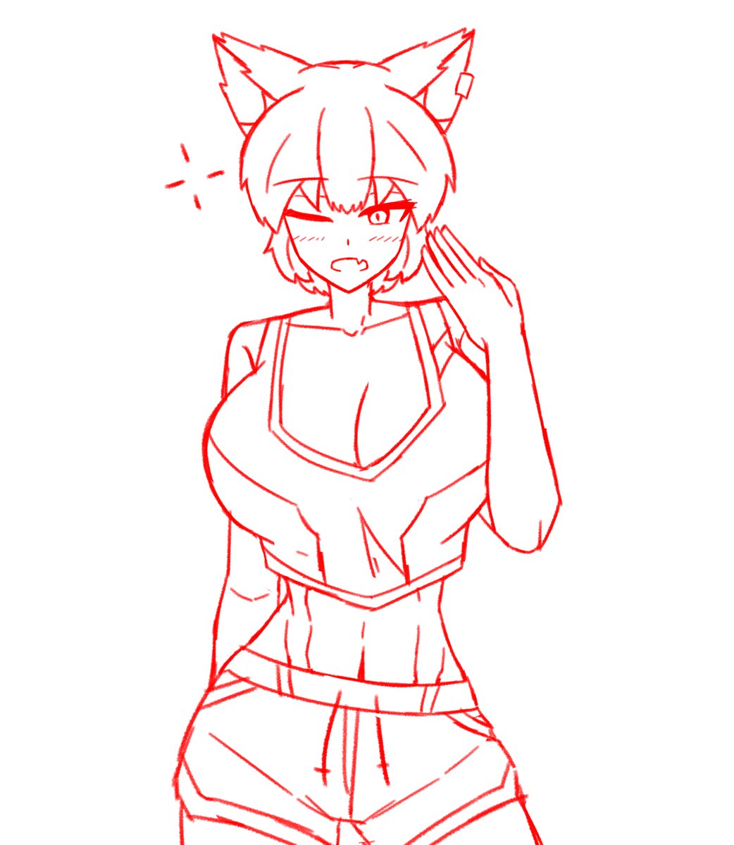 린 실내복 스케치 살짝 수정
비율이 좀 안 맞고 안 그린 부분이 있었다

점점 더워진다....