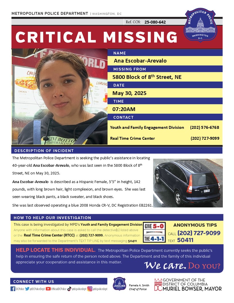 DC Police Department tweet media