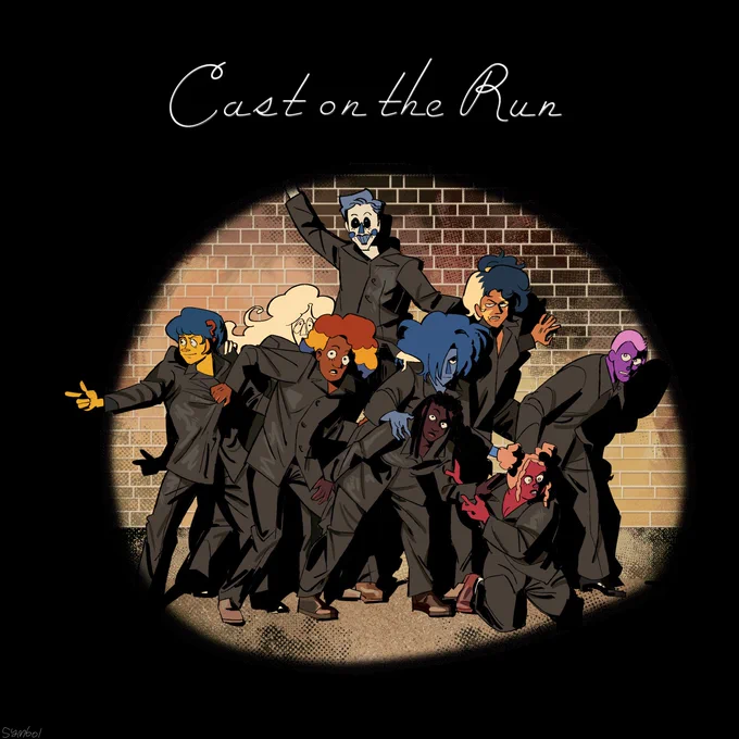 CAST ON THE RUN !! #criminalclownery