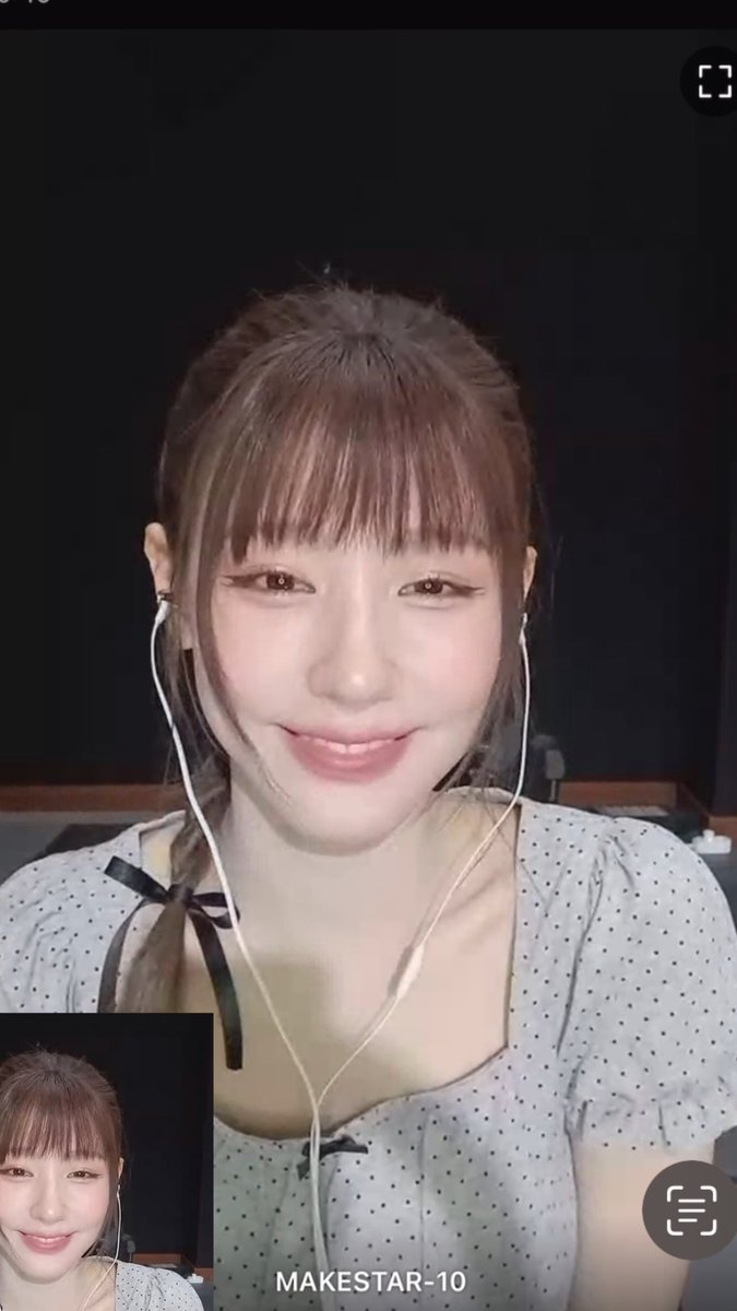 aurumgi's tweet photo. ♡ 250531  ˖ ་ 💭 
미연 1:1 메이크스타 영통! 

so happy to be able to talk with her again <3

I-DLE IS A GOOD THING 
#GoodThingOUTNOW 
#IDLE_WEAREOUTNOW 
#미연 #MIYEON #아이들 https://t.co/I0yvrBoUdS