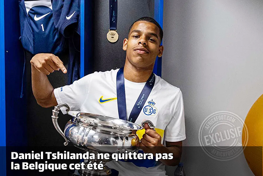 Daniel Tshilanda Kabongo ne quittera pas la Belgique cet été.

L’Union Saint-Gilloise souhaite prolonger son jeune défenseur congolais jusqu’en 2027 et l’intégrer à l’équipe première. Deux clubs suivent aussi son profil en vue d’un prêt.

Détails 👉 africafoot.com/daniel-tshilan…