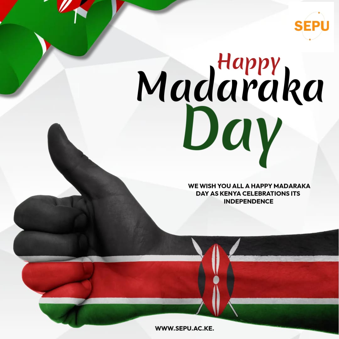 SEPU_unit's tweet photo. School Equipment Production Unit wishes you a Happy Madaraka Day https://t.co/XhPkeoQnhm