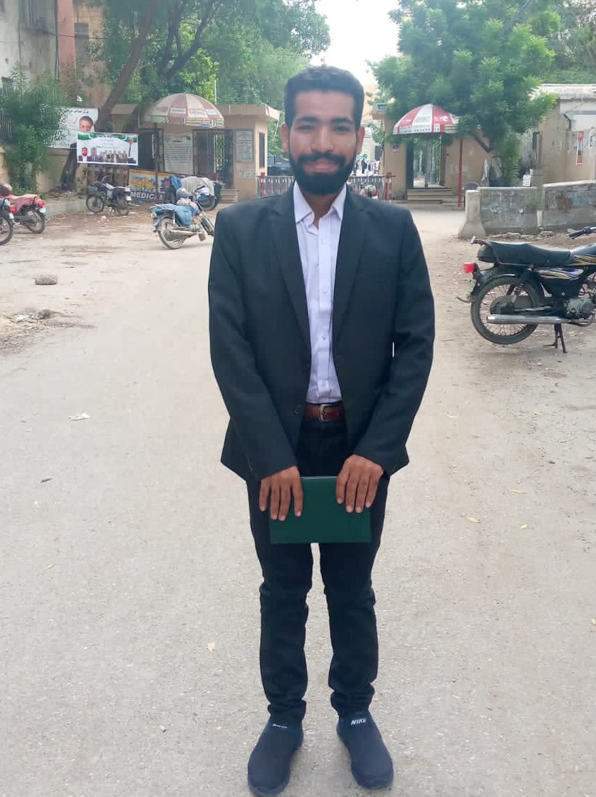 Zakria studied law, not for his career, but for his people. Learning every article, sections and regulations of the law but today every laws &amp; regulations are thrown in a dungeon with him, silenced by a state that fears its own truth.

#ReleaseZakriaBaloch
#SaveBalochStudents