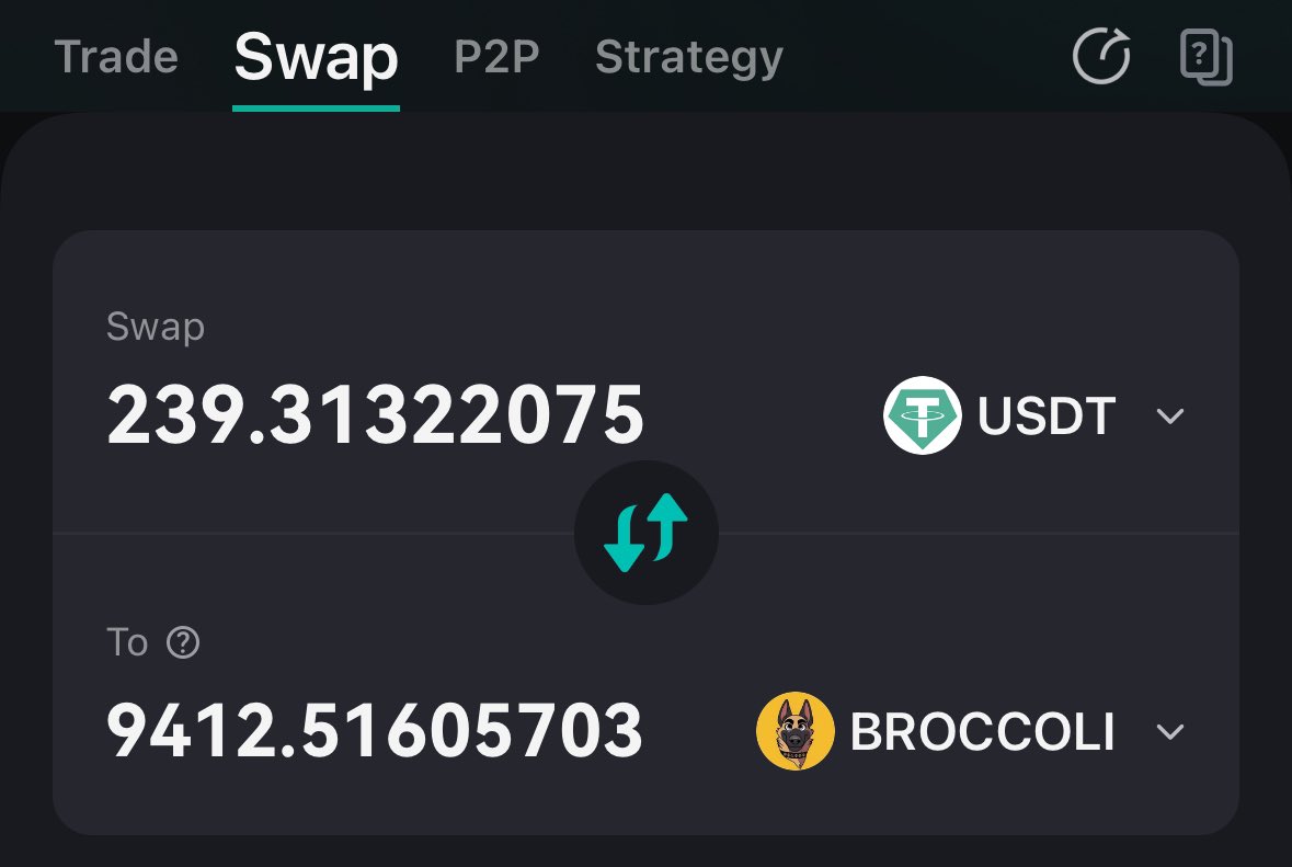 10k 10k 10k broccoli tokens

Road to 1 m 

Goal is beeing millionaire at 1b

No hurry 

#broccoli #broccoli714