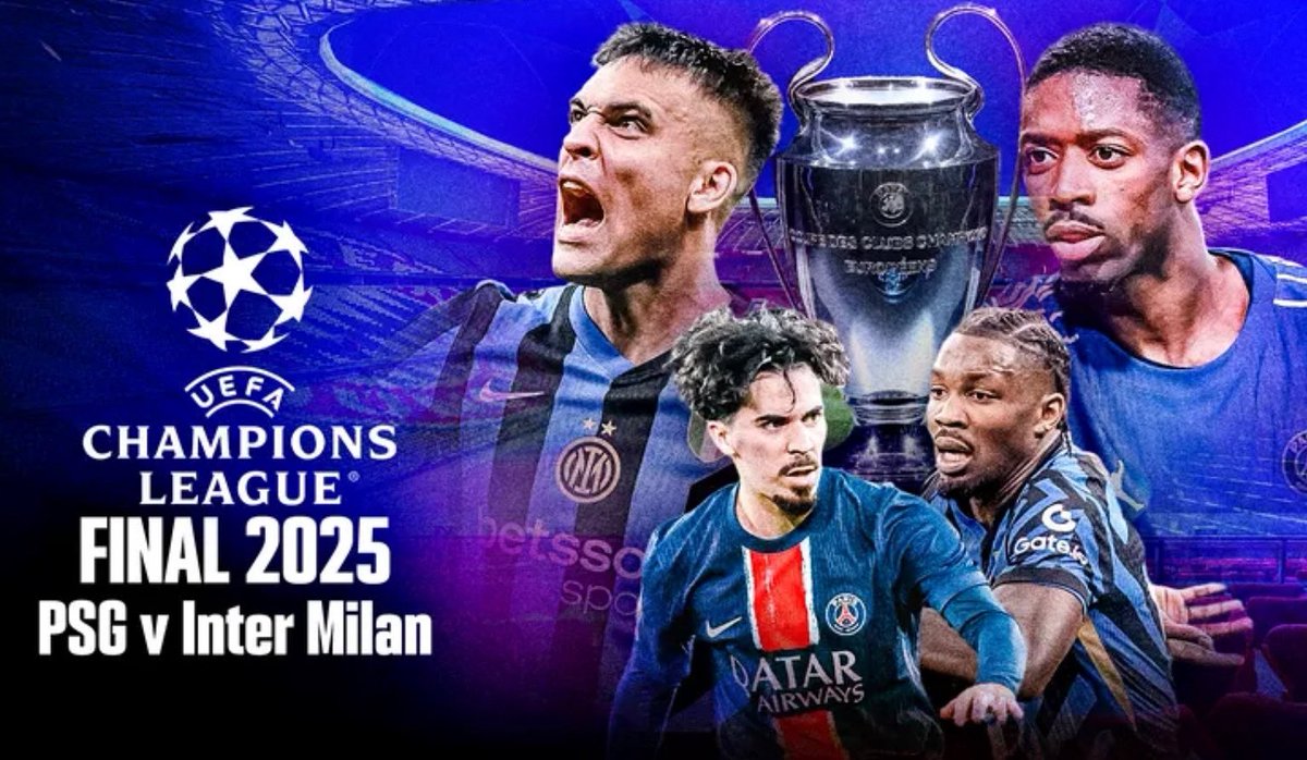 ChathamButler's tweet image. Who will be crowned champions of Europe? Join us today for the 3pm kickoff of #PSG v #InterMilan in the #ChampionsLeague final! 🏆⚽️
